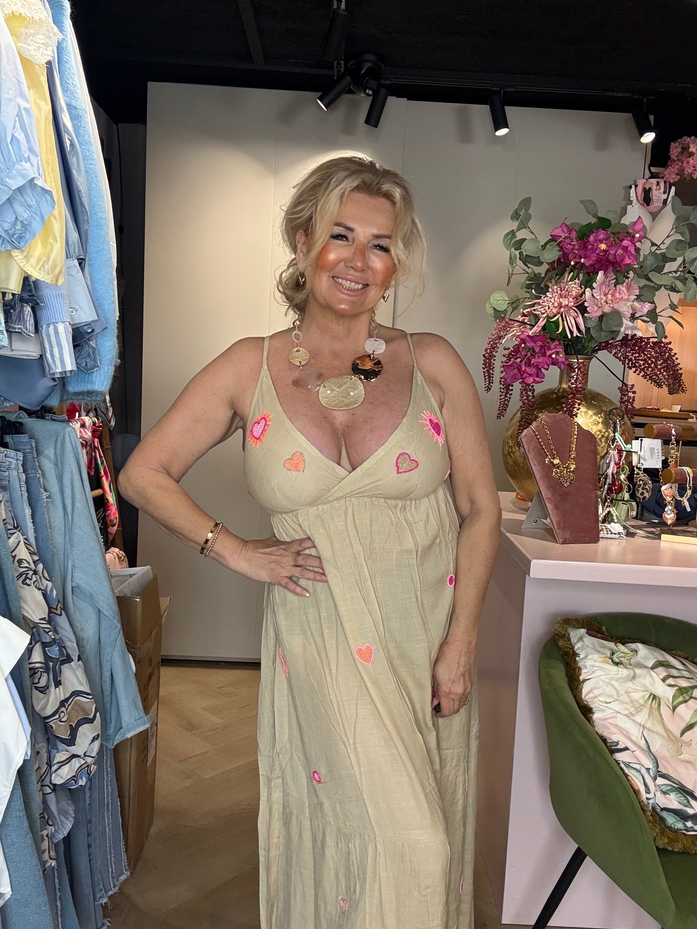 Jurk Sunny Side Beige